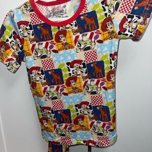 BAMBOO Kids T-Shirt - Red and Blue